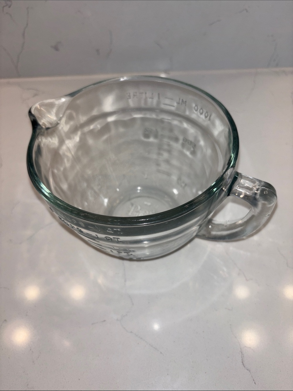 Pampered Chef Clear Glass Measuring Cup